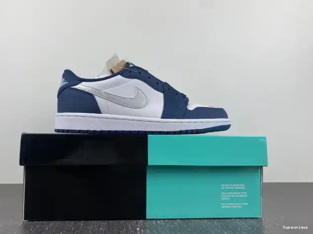 HYPE Navy 1 SB CJ7891-400 Midnight Low Jordan 0509